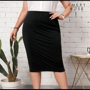 4XL Black Skirt